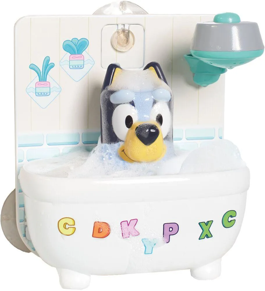 BLUEY PREND SON BAIN