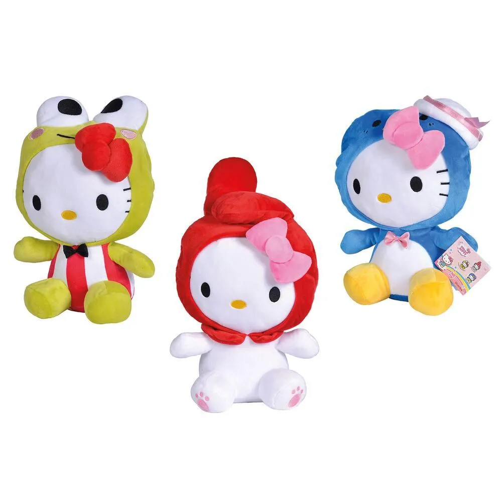 PELUCHE DEGUISEMENT 30 CM - HELLO KITTY