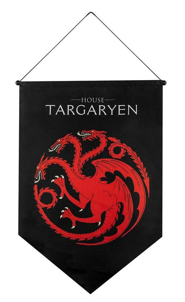 BANNIERE BLASON TARGARYEN - GAME OF THRONES