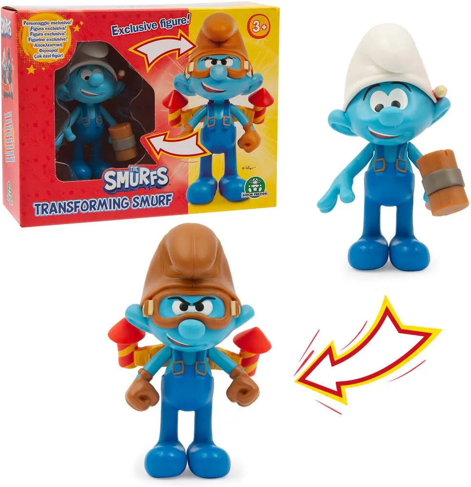 LES SCHTROUMPFS - FIGURINE TRANSFORMATION - SCHTROUMPF BRICO