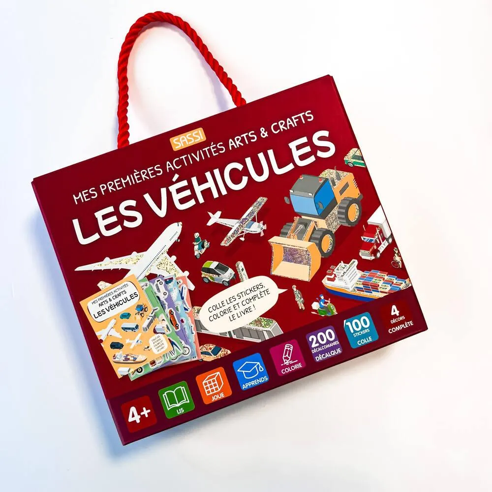 MES PREMIERES ACTIVITES ARTS ET CRAFTS LES VEHICULES