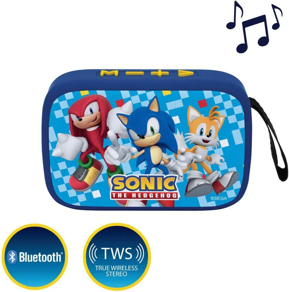 "ENCEINTE BLUETOOTH® PORTABLE SONIC AVEC FINITION TISSU