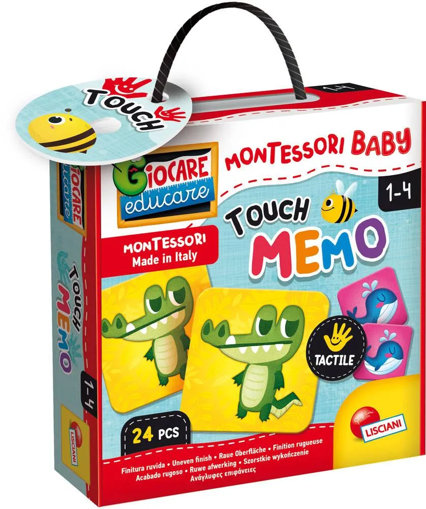 MONTESSORI BABY MEMO 24 PIECES RUGUEUSES