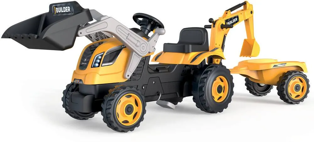 TRACTEUR BUILDER MAX + REMORQUE