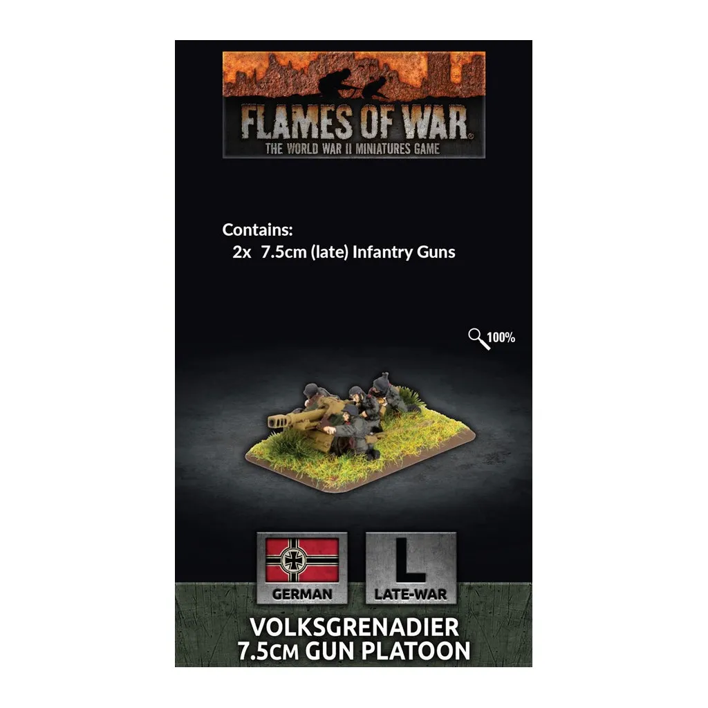 Flames of War - Volksgrenadier 7.5cm Gun Platoon