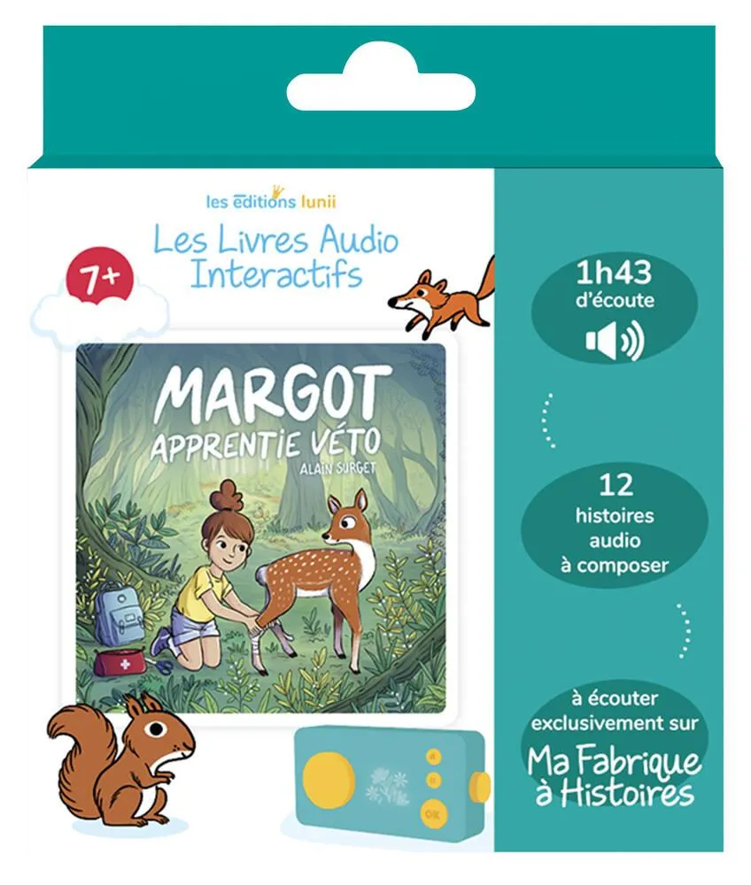 LUNII - LIVRE AUDIO - MARGOT APPRENTIE VETO