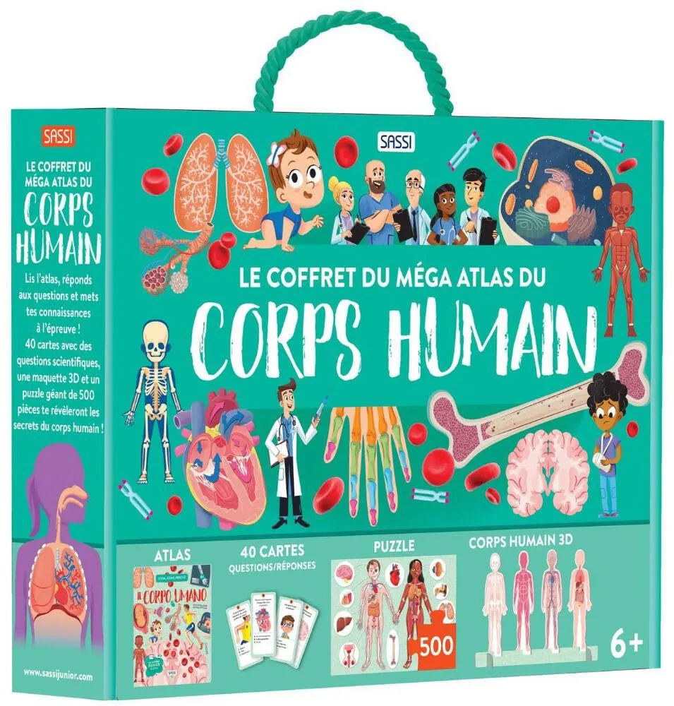 LE COFFRET DU MEGA ATLAS DU CORPS HUMAIN