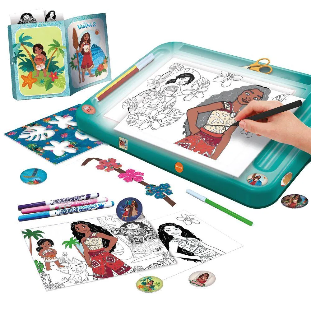 VAIANA - ECOLE DE DESSINS AVEC TABLE LUMINEUSE