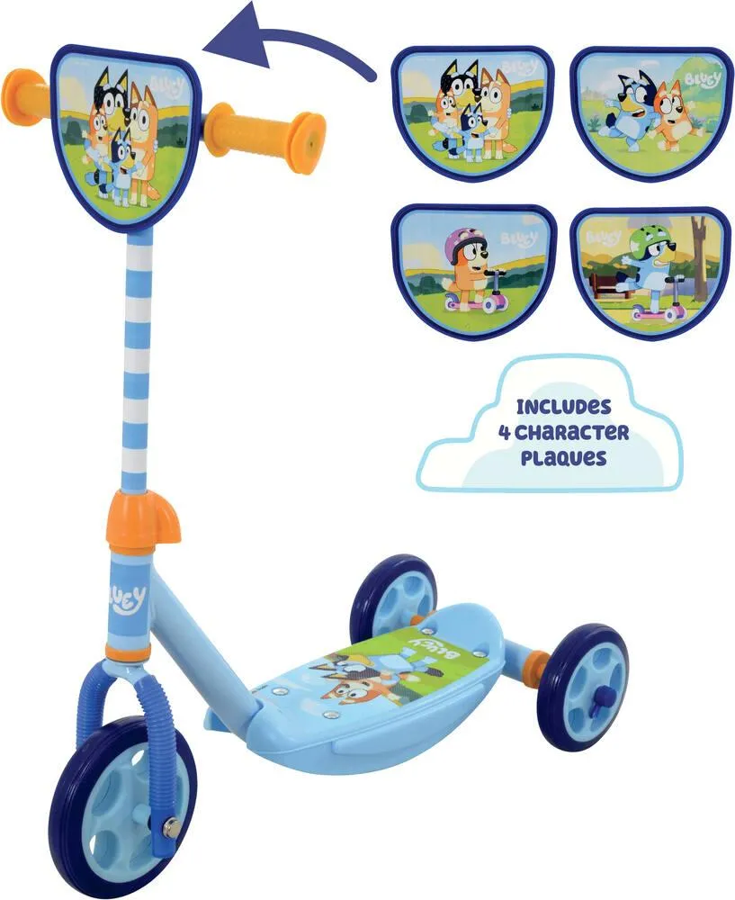 BLUEY - TROTTINETTE 3 ROUES SWITCH IT MULTI-PERSONNAGES