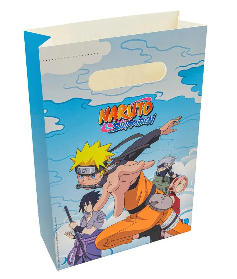 NARUTO SHIPPUDEN - SET 4 SACHETS PAPIER 15.8 CM X 23.6 CM