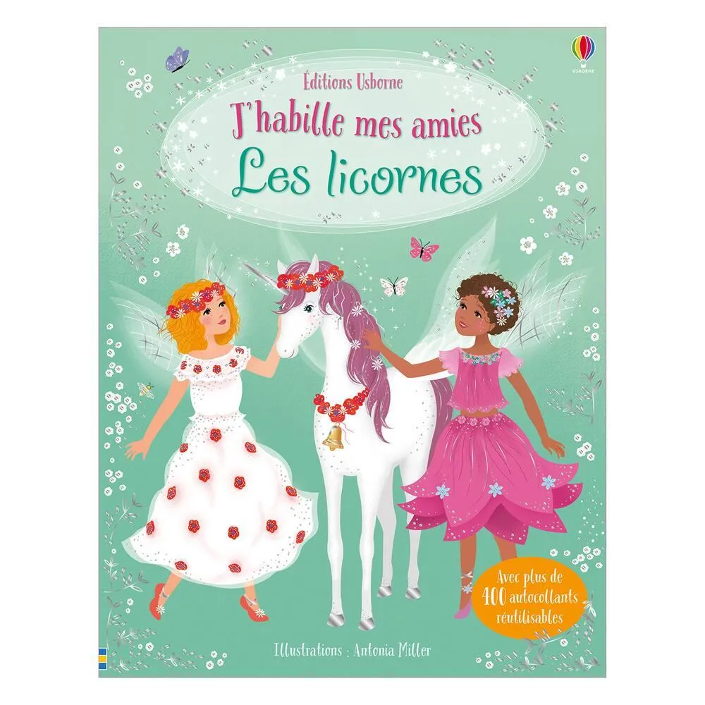 LIVRE J'HABILLE MES AMIES LES LICORNES