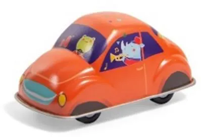 NOUVELLE VOITURE A FRICTION ORANGE LES JOUETS METAL