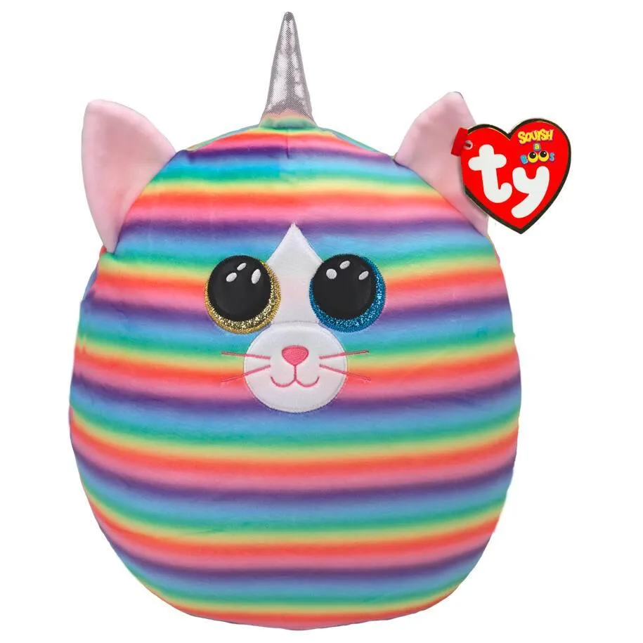 SQUISH A BOOS - COUSSIN HEATHER LE CHAT 40 CM