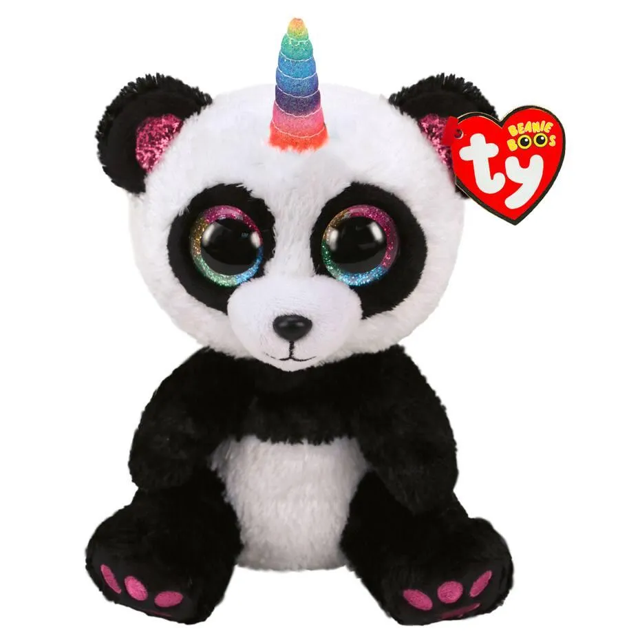 BEANIE BOO'S - PELUCHE PARIS LE PANDA LICORNE 30 CM