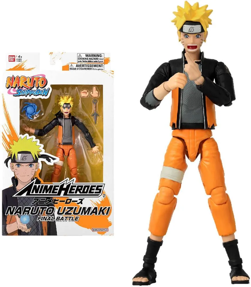 ANIME HEROES - FIGURINE NARUTO UZUMAKI FINAL BATTLE 15 CM