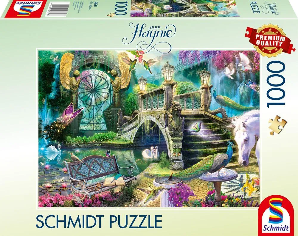 PUZZLE 1000 PIECES LE JARDIN SECRET