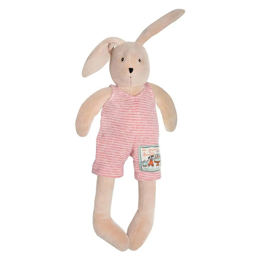 LES PETITS FRERES -PELUCHE SYLVAIN LE LAPIN