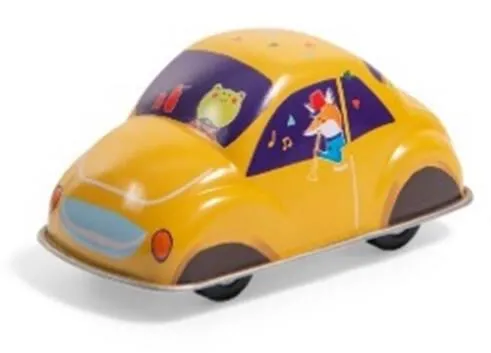 NOUVELLE VOITURE A FRICTION JAUNE LES JOUETS METAL
