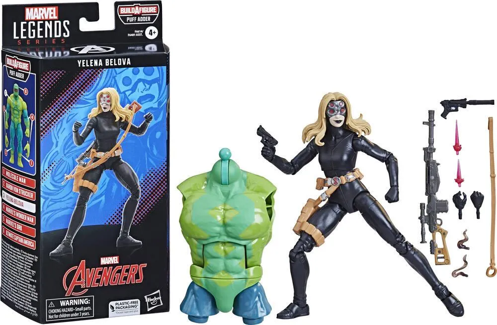 MARVEL LEGENDS YELENA BELOVA BLACK WIDOW 15 CM