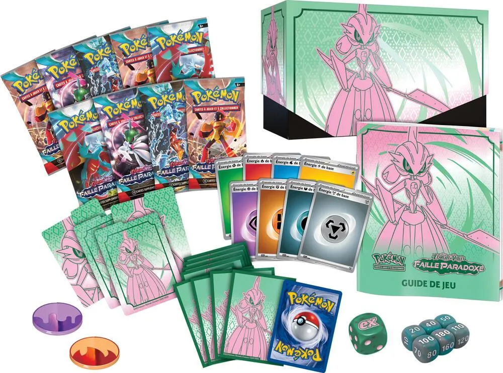 POKEMON - ECARLATE ET VIOLET - COFFRET DRESSEUR D'ELITE FAILLE PARADOXE GARDE DE FER