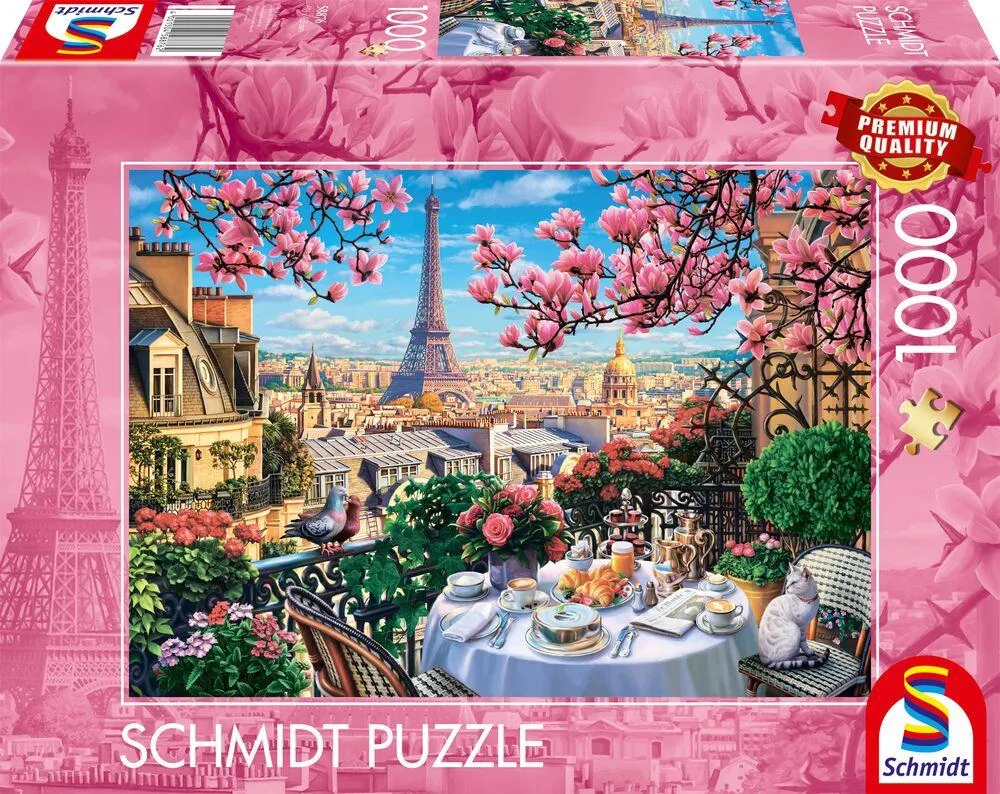 PUZZLE 1000 PIECES PETIT-DEJEUNER A PARIS
