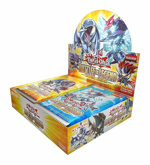 Yu-gi-oh! tcg - battles of legend: monster mayhem booster pack display (24 boosters)