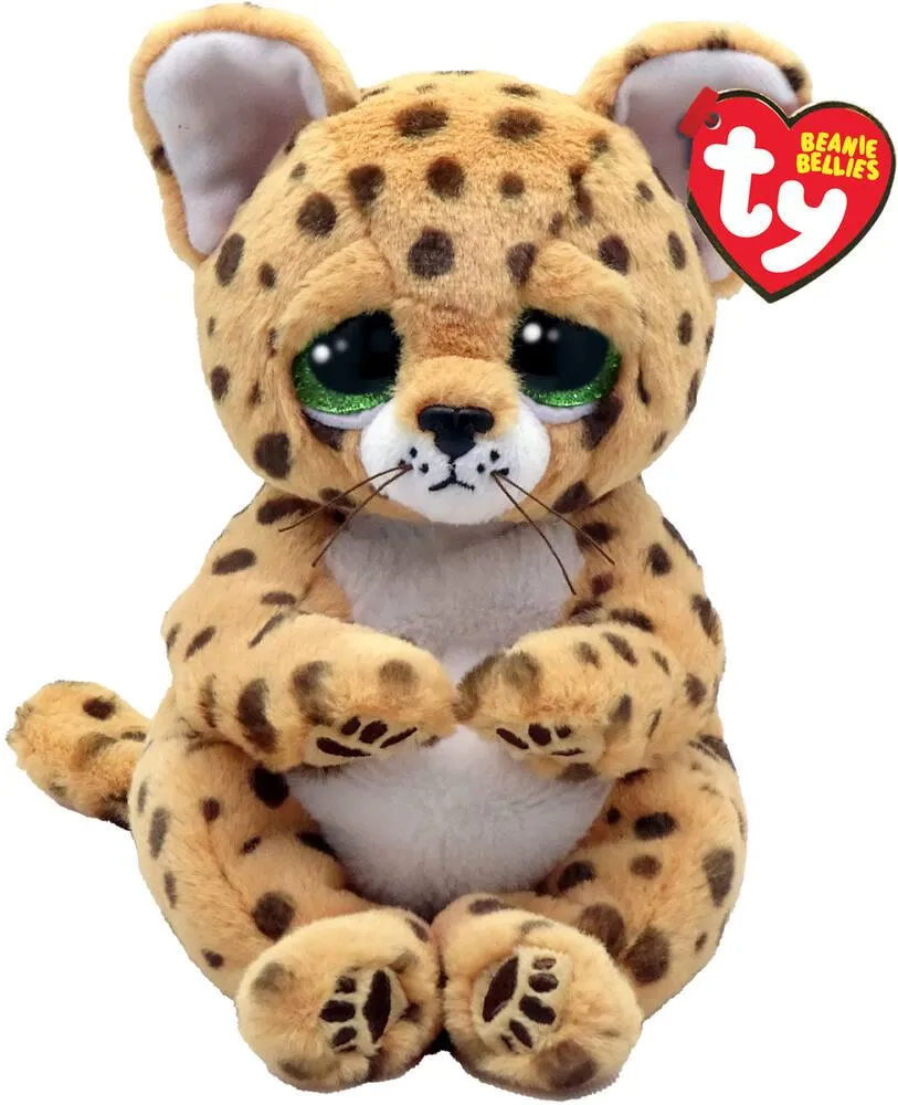BEANIE BELLIES SMALL - PELUCHE LLOYD LE LEOPARD 15 CM