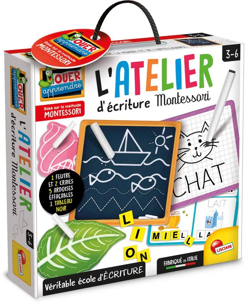 MONTESSORI JOUER APPRENDRE - L'ATELIER D'ECRITURE