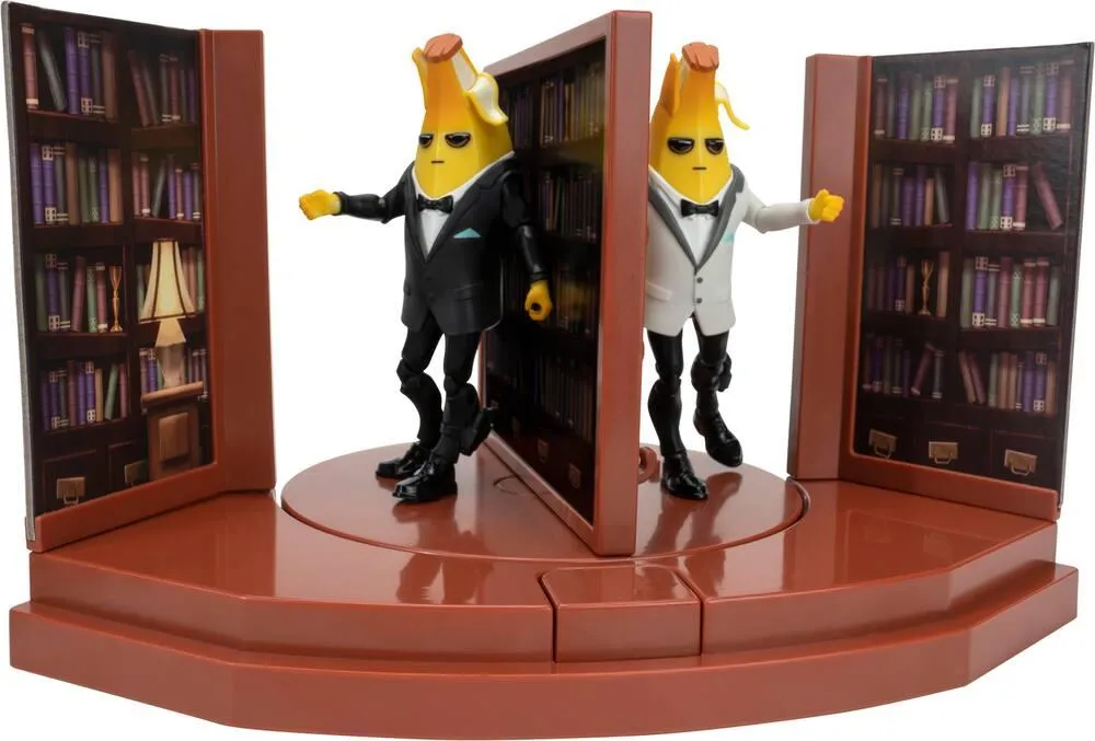 FORTNITE - PACK 2 FIGURINES MISTER BANANE SALLE DE L'AGENT