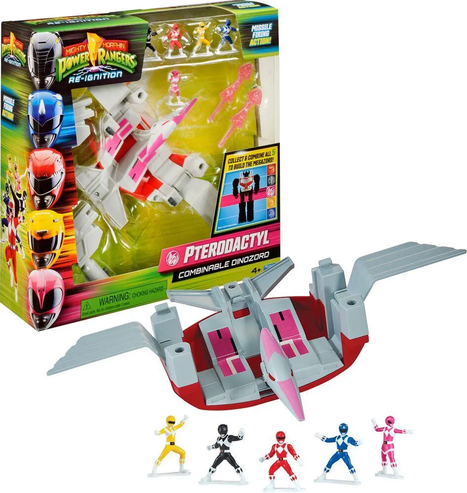 POWER RANGERS - ZORDS ARTICULE TRANSFORMATION SIMPLE - PTERODACTYL DINOZORD