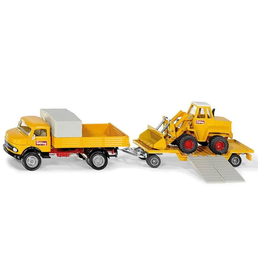 TRACTEUR MERCEDES BENZ 710 AVEC CHARGEUSE SUR PNEUS KRAMER 11