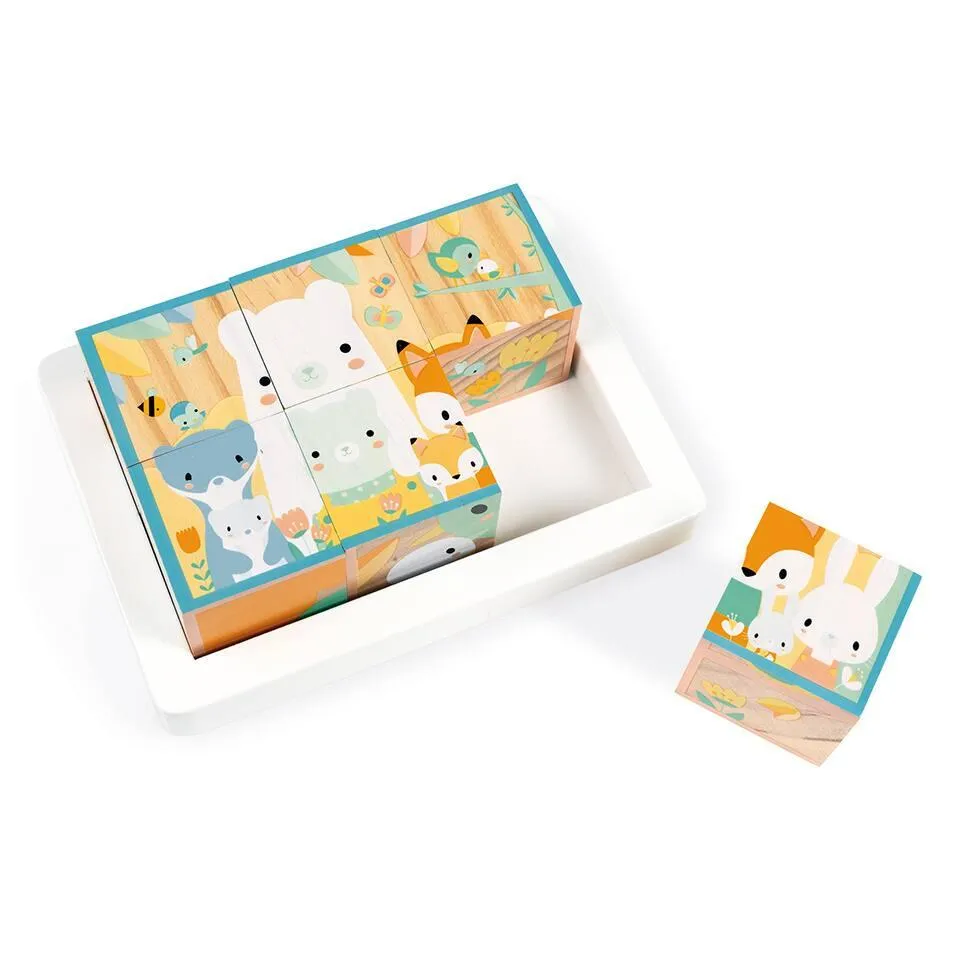 6 CUBES PURE - EN BOIS