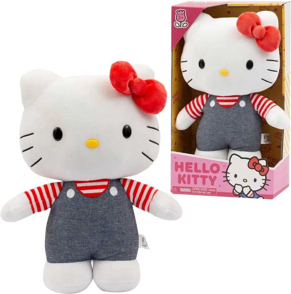 HELLO KITTY - PELUCHE DE 30 CM - BLEU DENIM