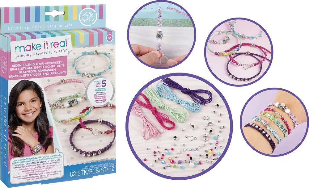 MAKE IT REAL - BRACELETS ARC-EN-CIEL SCINTILLANTS