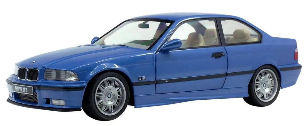 1/18 BMW - VEHICULE E36 COUPE M3 BLEU ESTORIL 1990