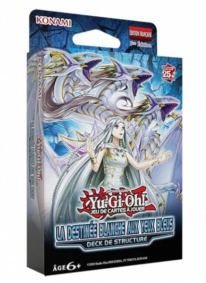 YU-GI-OH! JCC - DECK DE STRUCTURE LA DESTINEE BLANCHE AUX YEUX BLEUS X8