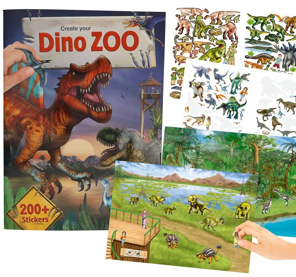 DINO WORLD ALBUM CREATE YOUR DINO ZOO