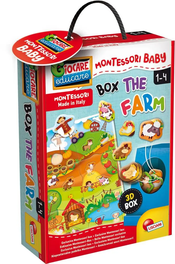 MONTESSORI BABY LA FERME BOITE 3D