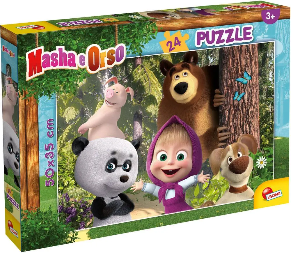 MASHA PUZZLE  24 PIECES - DEVENONS AMIS !