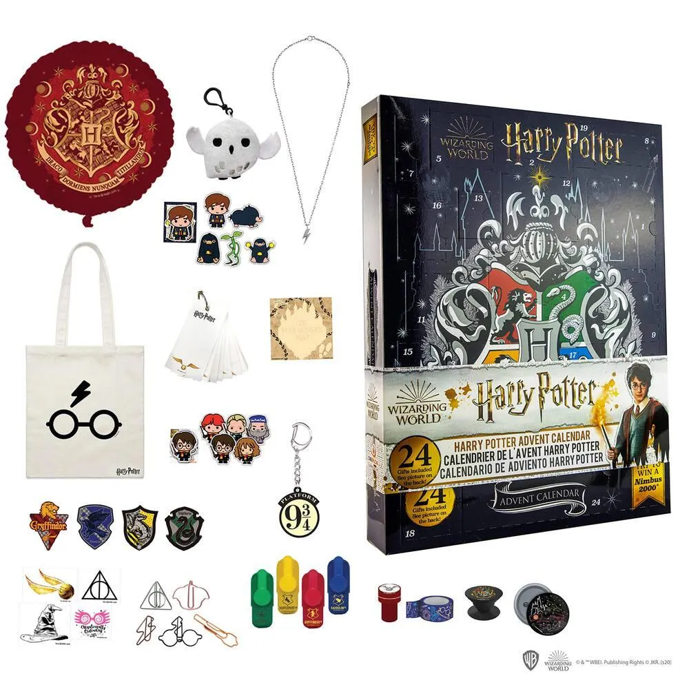 CALENDRIER DE L'AVENT 2020 HARRY POTTER NOEL DANS LE MONDE MAGIQUE