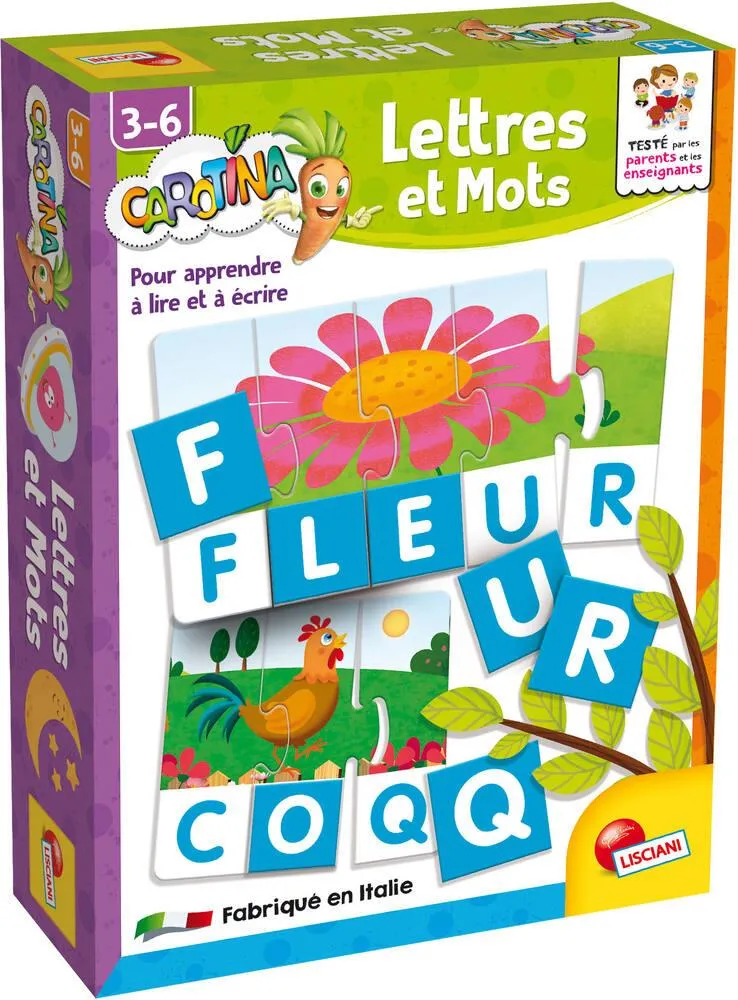 CAROTINA LETTRES ET PREMIERS MOTS