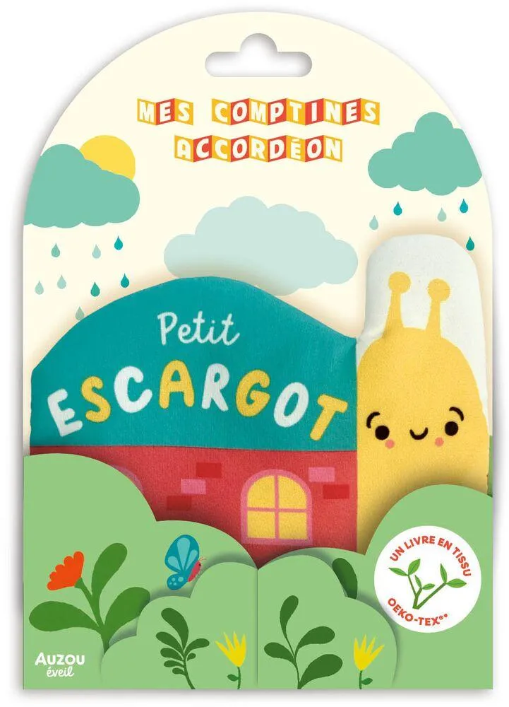 COMPTINES TISSU ACCORDEON - PETIT ESCARGOT