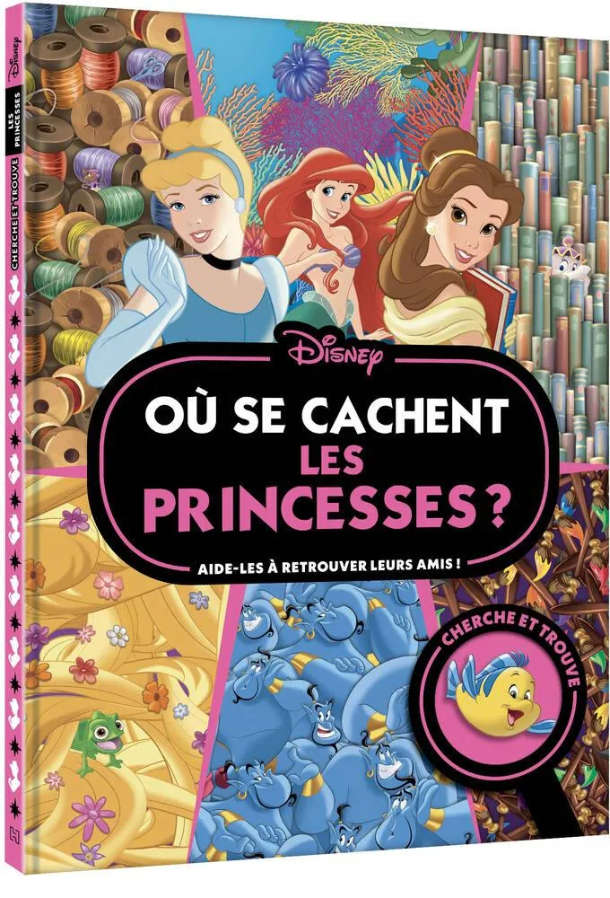 DISNEY PRINCESSES - LIVRE - OU SE CACHENT LES PRINCES