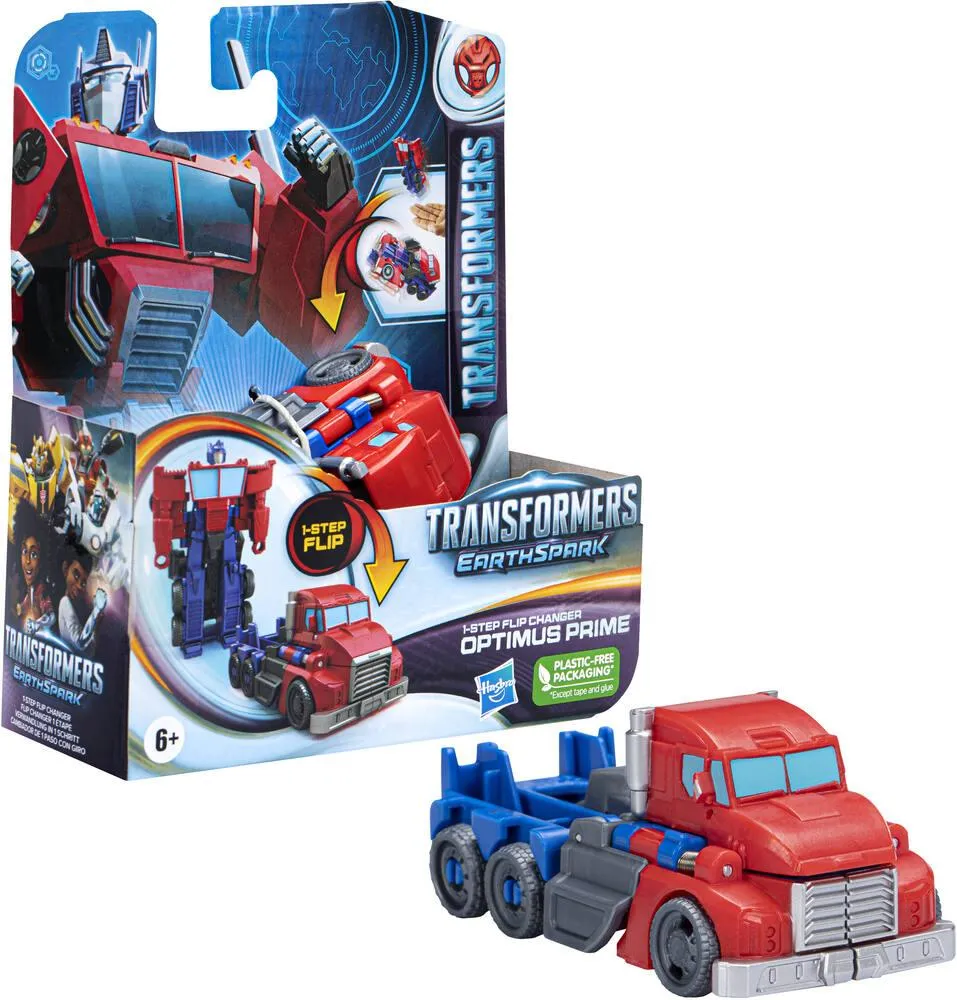 TRANSFORMERS EARTHSPARK 1 STEP FLIP OPTIMUS PRIME