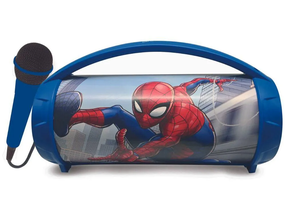 ENCEINTE BLUETOOTH® SANS-FIL LUMINEUSE AVEC MICRO SPIDER-MAN