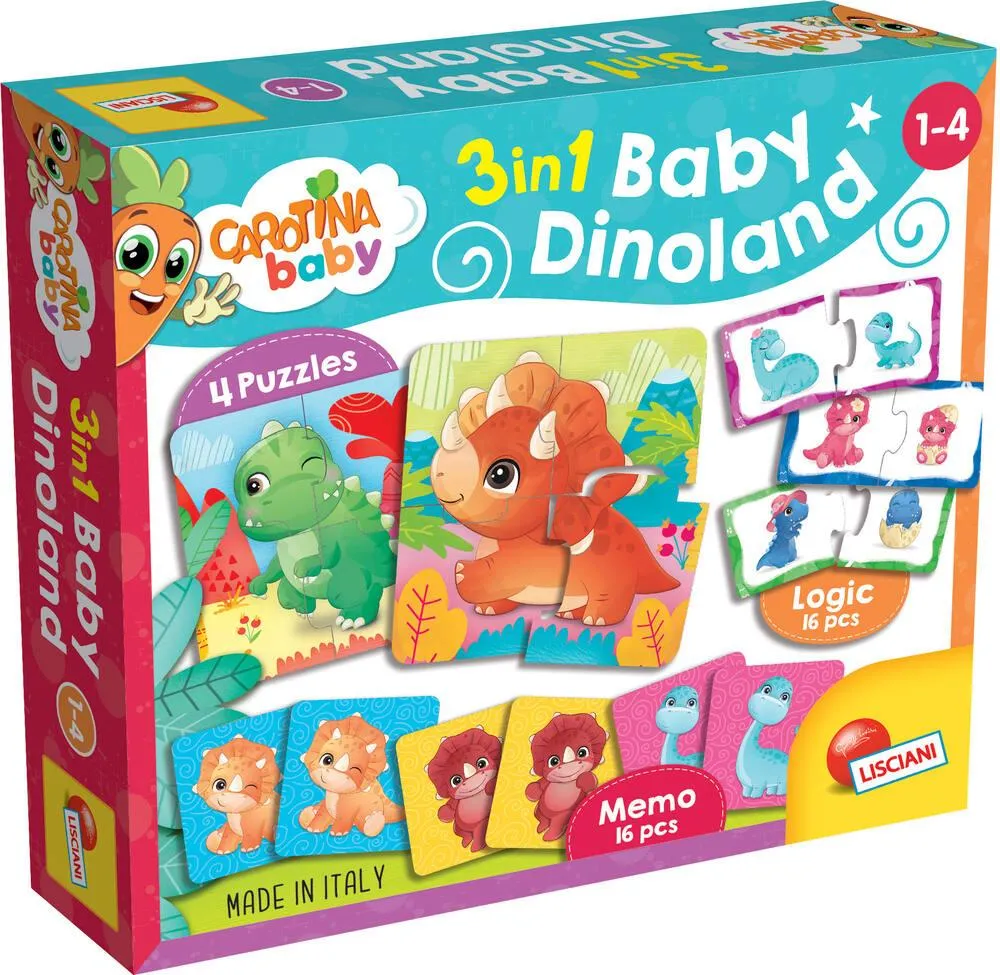 CAROTINA BABY 3 EN 1- DINOLAND