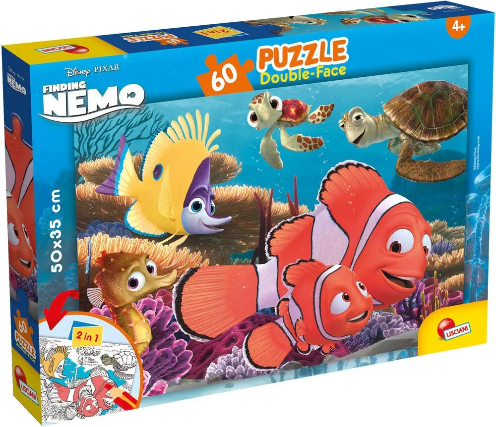 DISNEY NEMO  PUZZLE 60 PIECES 2 EN 1