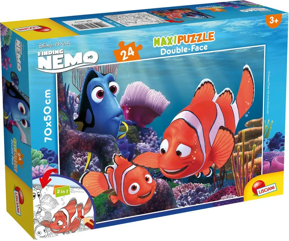 DISNEY NEMO PUZZLE 24 PIECES 2 EN 1