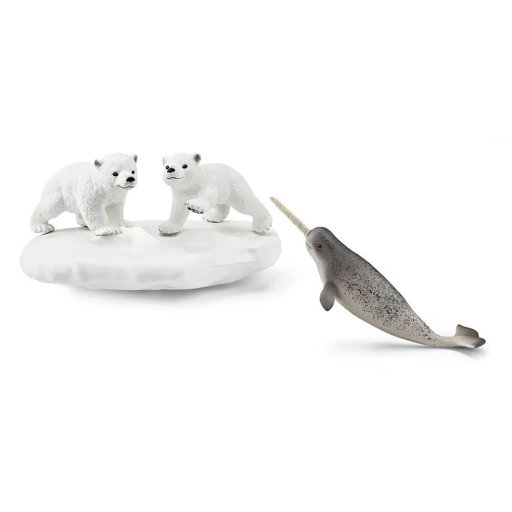 FIGURINE GLISSADE DES OURS POLAIRES