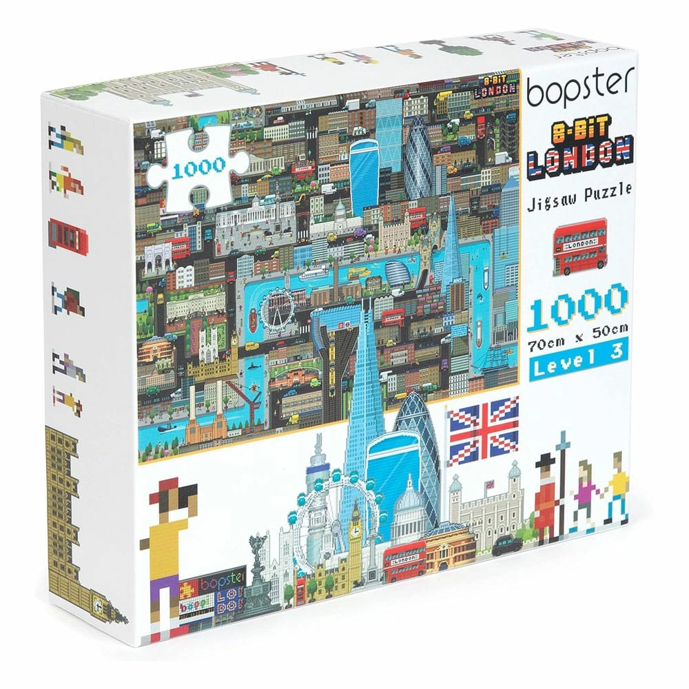 8-bit pixel puzzle london level 3 1000 pièces